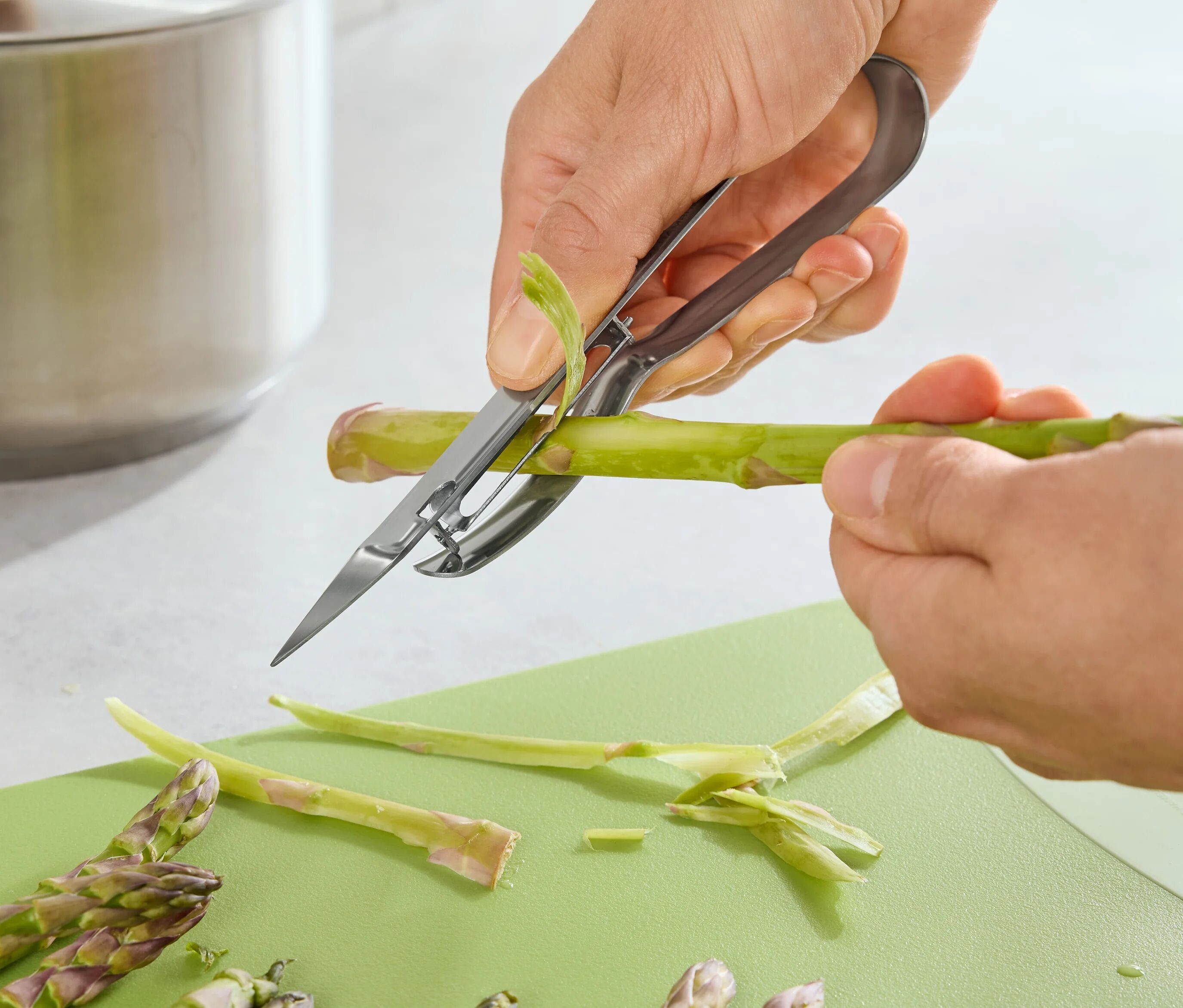 Tchibo - Spargel-und-Gemüseschäler - silber