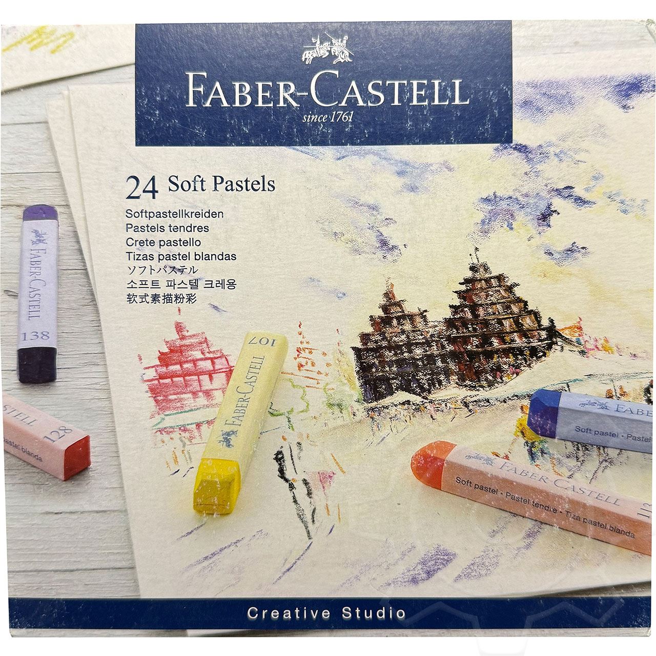 Faber-Castell Softpastellkreiden 24er Kartonetui