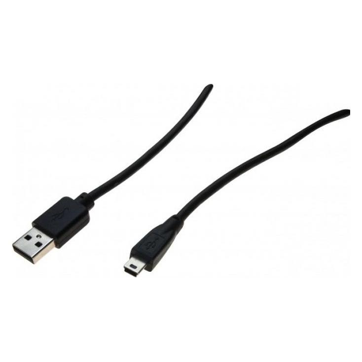 Exertis Connect Mini USB 2.0 Kabel St. A 5pol B 3.0 m (3 m, USB 2.0) (532417)