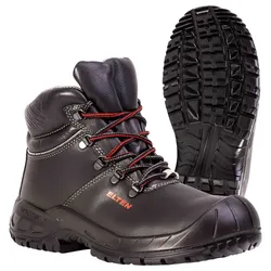 Sicherheitshochschuhe S3 "LAURENZO RUBBER MID XXW" - 49 - schwarz
