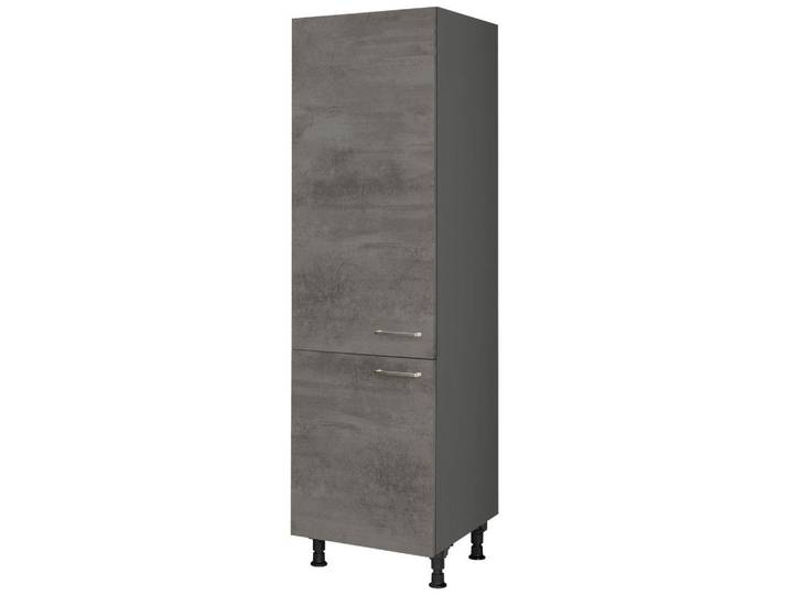 Nobilia Geräteumbauschrank Riva, Schiefer, nur wie online abgebildet bestellbar, 60x216.6x58 cm, Blauer Engel, Pefc, Goldenes M, Made in Germany, DGM-Klimapakt, Küchen, Küchenmöbel, Küchenschränke, Geräteumbauschränke