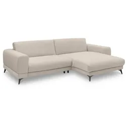set one by Musterring Ecksofa Midland Stoff Beige Natur