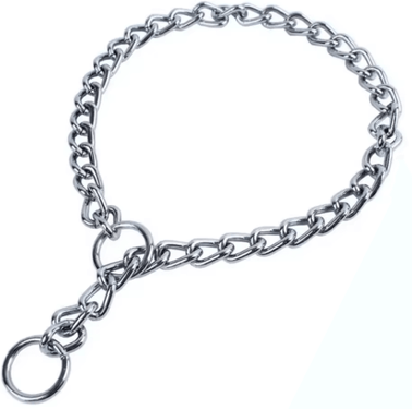 Inspire Picks Stainless Steel Adjustable Dog Choke Training Collar For Bulldogs & Strong Dogs silver 50cm X 2.5mm