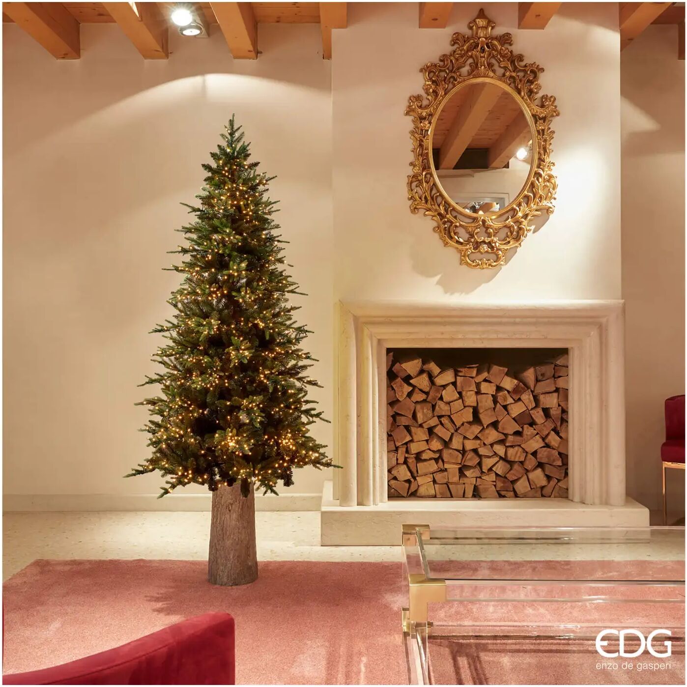 Edg Pinus Grün 2000 Led H: 180 cm  Grün
