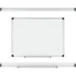 Bi-Office Magnetisches Whiteboard Maya, Emaillierte Premiumoberfläche, Magnettafel, 60 x 45 cm