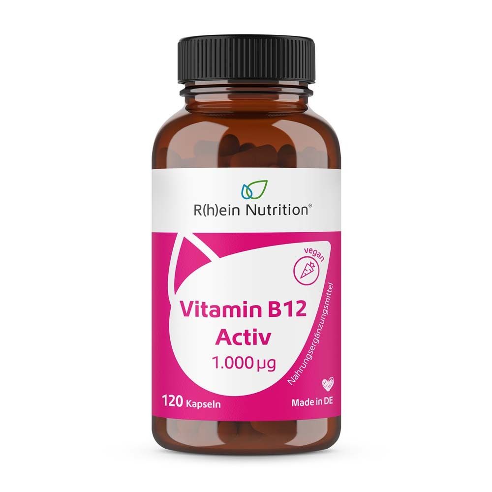 Vitamin B12 Activ 1000 µg hochdosiert+vegan Kaps. 120 St Kapseln
