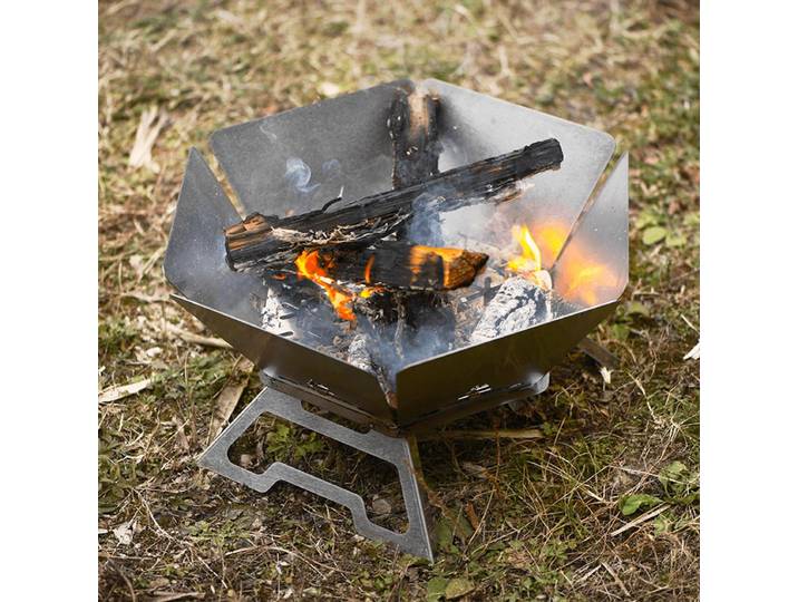 Brasserelle de Camping pliante, poêle à feu de joie, brûleur à bois de chauffage Portable, four de feu de camp, poêle à bois d'extérieur, équipement chauffant d'hiver