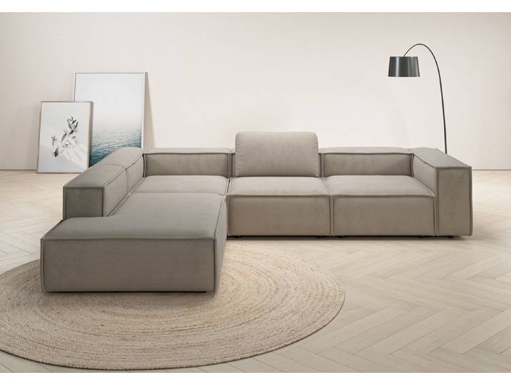 Home affaire Ecksofa Watertown luxuriöses Design & erstklassige Qualität, Japandi Design, Breite 311 cm