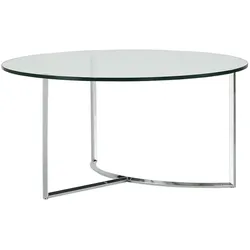 Couchtisch   ¦ transparent/klar ¦ Maße (cm): H: 36  Ø: 70.0