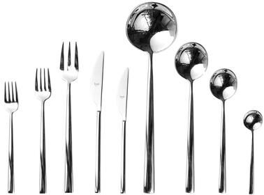 Mepra Movida Flatware Set - 39 Pieces - Stainless Steel