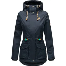 MARIKOO Damen Outdoorjacke aus Wasserabweisendem Obermaterial Babetaa