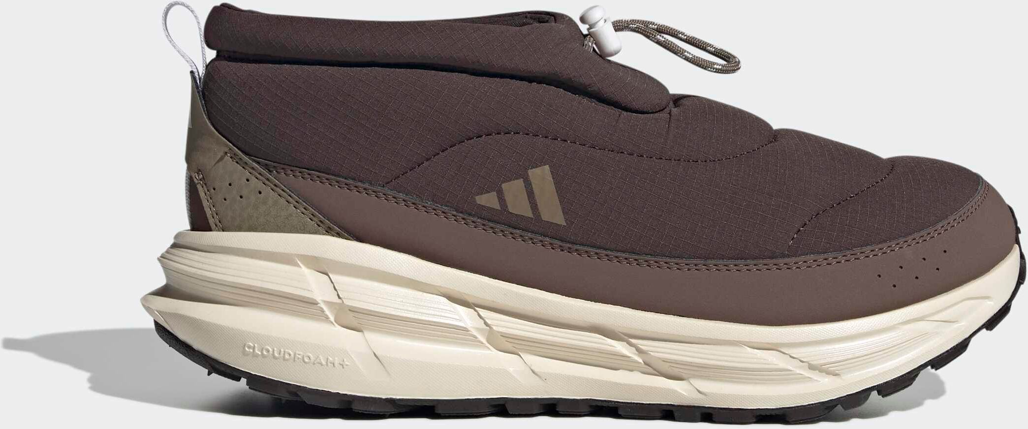 Winterboots ADIDAS SPORTSWEAR "ASTRASTAR BOOT", Damen, Gr. 36, braun (aurora coffee, khaki six, wonder weiß), Leder, Synthetik, Textil, Schuhe Winterboots