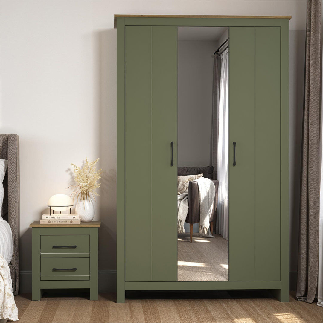 ClassicLiving Homestead Bedroom Set Kale Green/Reviera Eichi