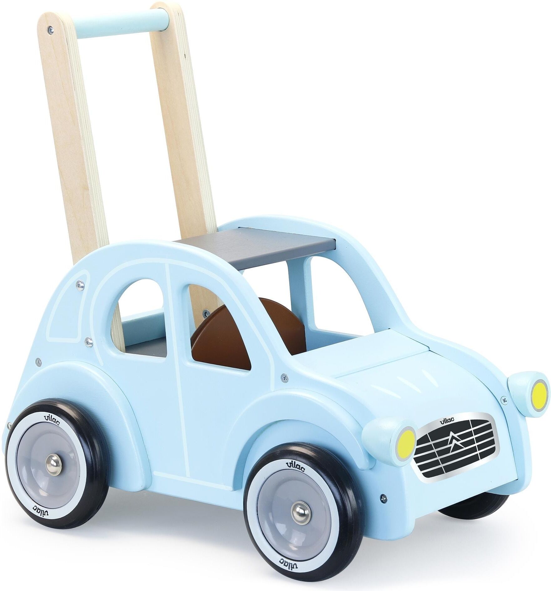 Lauflernwagen VILAC "Citroën Deux", Kinder, blau (hellblau), Lauflernhilfen Lauflernwagen hellblau Einheitsgröße