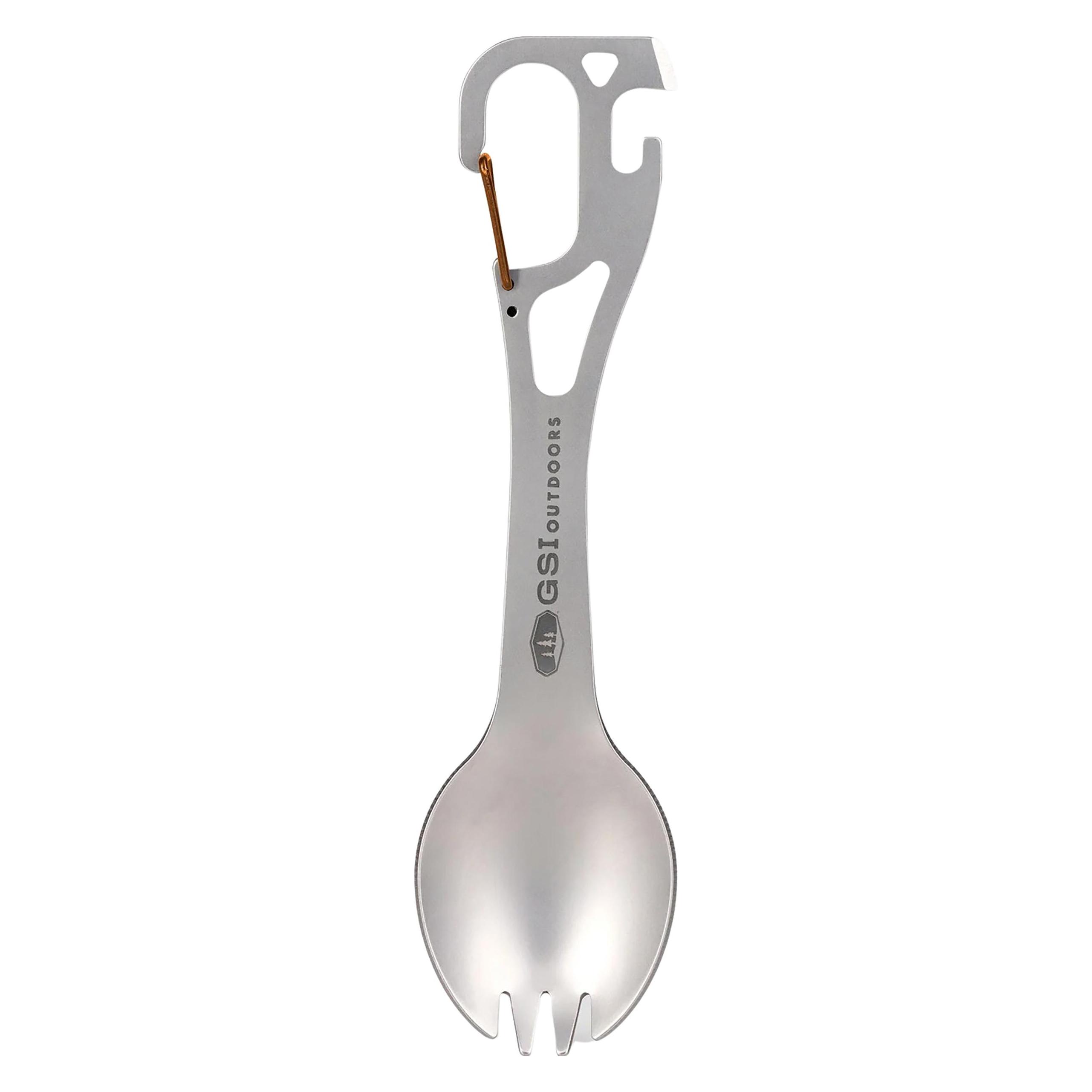 GSI Outdoors Glacier Spork Multi-Tool, Stainless Steel (69576287)