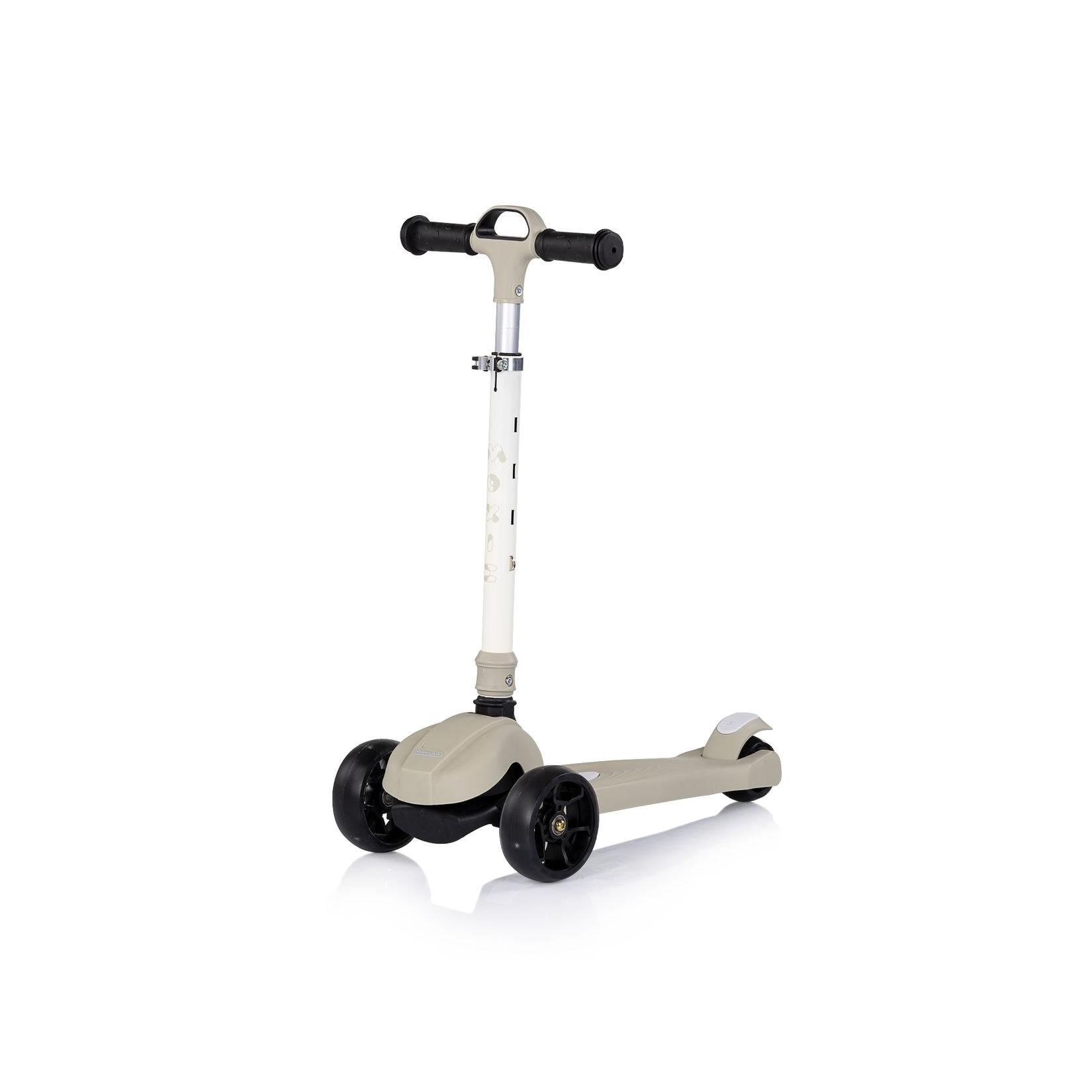 Chipolino Kinderroller Moxie Musik, Licht, klappbar, Tragegriff, 3-Räder, Bremse grau