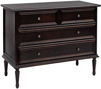 Casa Florentina Emile 4-Drawer Chest - Select Finishes - Deep Walnut - Ballard Designs