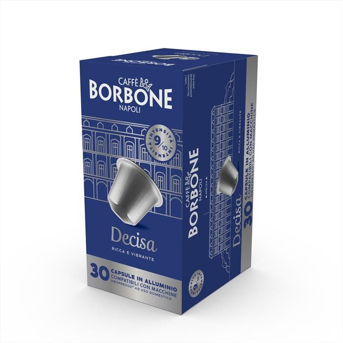 CAFFE BORBONE Nespresso Alluminio Decisa 30 Pz, N.d
