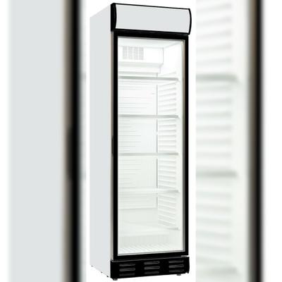 CombiSteel Flaschenkühlschrank mit Glastür Getränkekühlschrank Kühlschrank Gastro 382 L Display