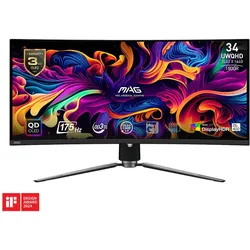 MSI MAG 341CQPDE Curved Gaming Monitor 86.82cm (34.18")