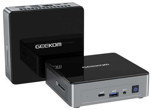 GEEKOM Mini PC Air12 2026 Edition Intel Pentium Gold 7505 3.5GHz 16GB RAM 512GB SSD Intel UHD Graphics Win 11 Pro Mini Air12-PT