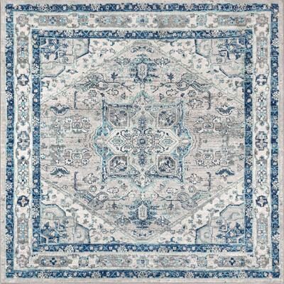 JONATHAN Y Traditional Persian Vintage Medallion Area Rug