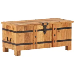 vidaXL Truhe 90x40x40 cm Akazie Massivholz