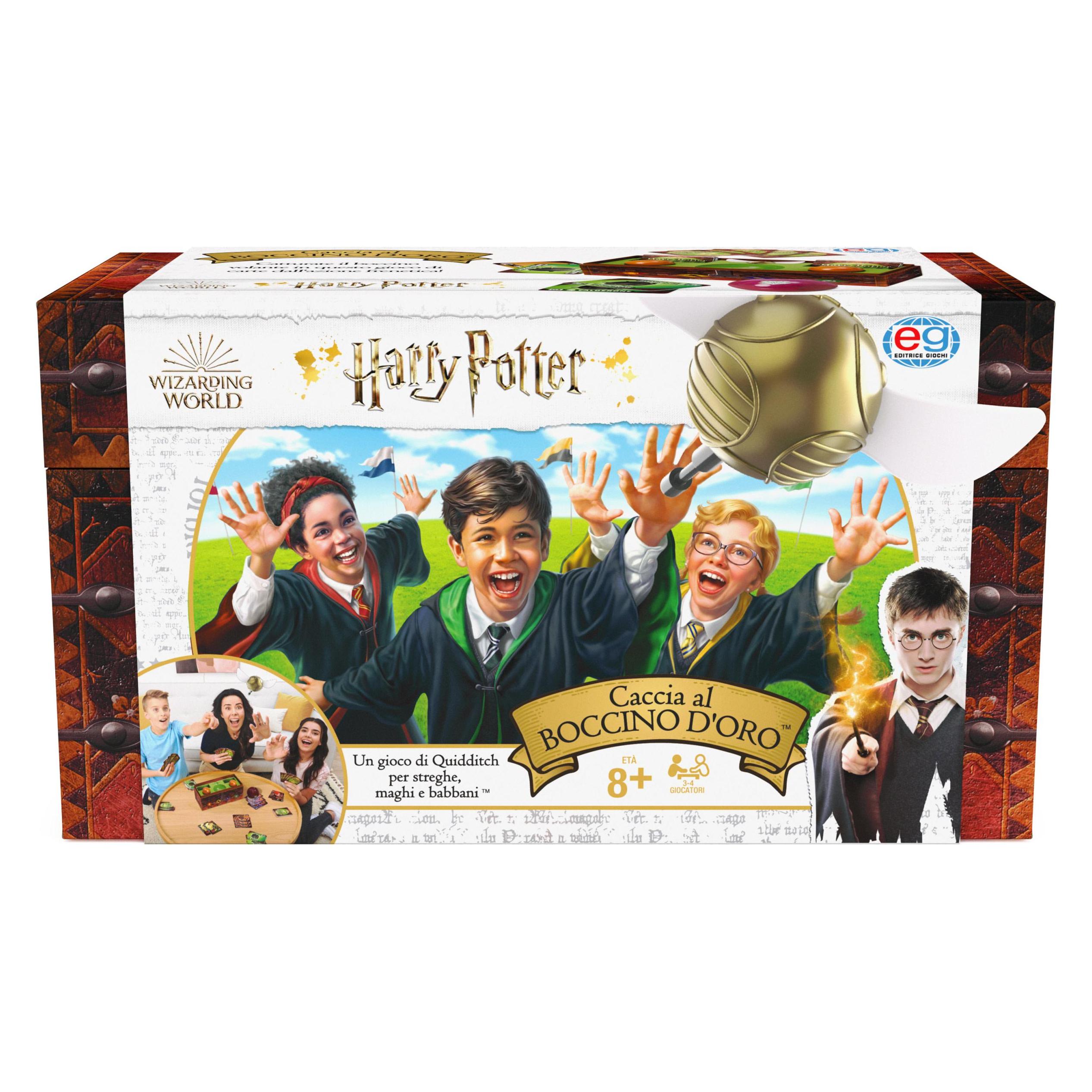 Spin Master 6063729 EG- HARRY POTTER Caccia al Boccino d'Oro (Italienisch, 3 - 4 Spieler) (20665)