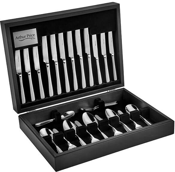 Arthur Price Classic Willow 124 Piece Cutlery Canteen FREE Extra 12 Tea Spoons