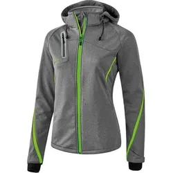 ERIMA Damen Softshelljacke Funktion, Größe 46 in Grau Grau