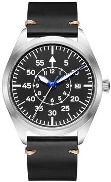 Friendly Fresh Finds Pilot Watch Aviator Automatic Mechanical Wristwatch Luxury Stainless Steel Field Watch black 1