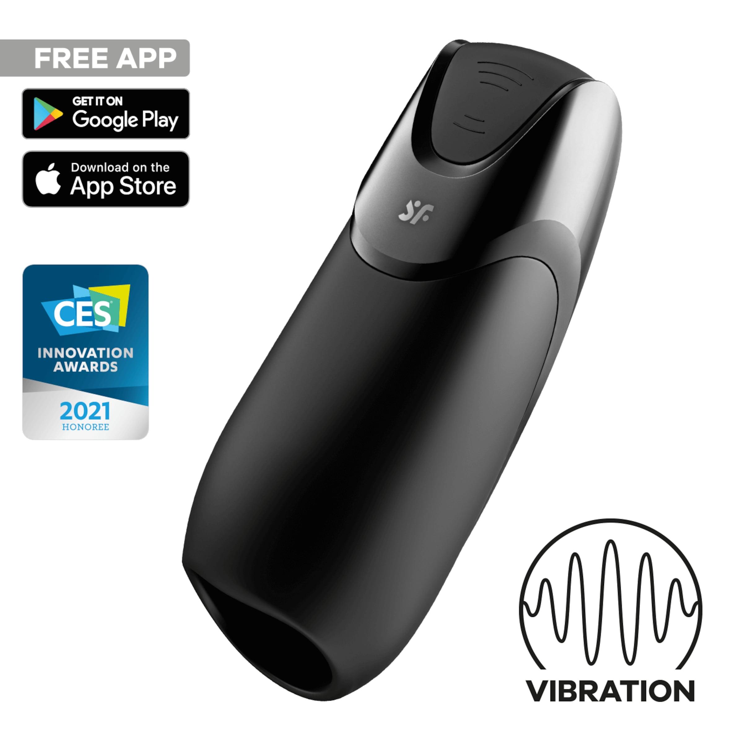 Satisfyer Men Vibration+ Connect App, 17 cm