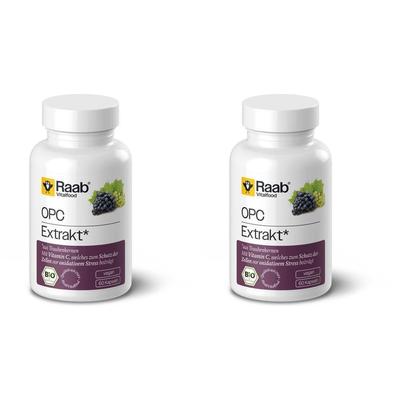 Raab Vitalfood OPC Extrakt Kapseln Bio 2x 2x60 St
