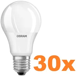 30er Pack OSRAM E27 LED Leuchtmittel Value Class matt 4,9W  wie 40W warmweiß 3000K