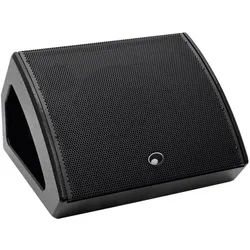 Omnitronic KM-110A Aktiver Bühnenmonitor 25 cm 10 Zoll 150 W St. (Aktiv, 1x 150 W), PA Lautsprecher, Schwarz