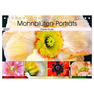 Mohnblüten-Porträts (Tischkalender 2027 DIN A5 quer), CALVENDO Monatskalender