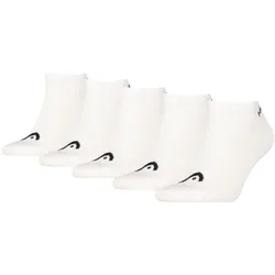 HEAD Unisex Sportsocken HEAD ELEMENTS ALL SPORTS SNEAKER 5er Pack - White (002) - 31-34