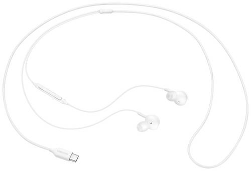 Samsung EO-IC100BWEGEU In Ear Kopfhörer kabelgebunden Stereo Weiß Lautstärkeregelung, Mikrofon-Stummschaltung