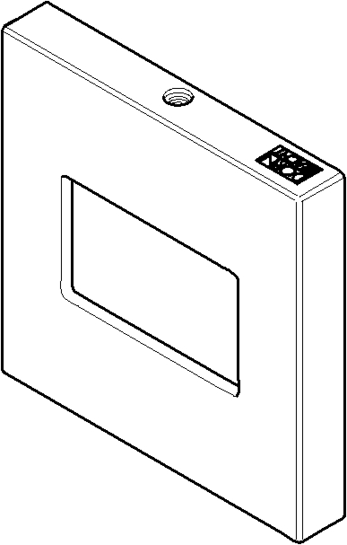Dornbracht Schubrosette - 092798016-00 60x60x25_chrom