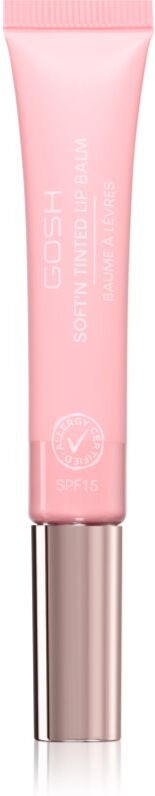 GOSH COPENHAGEN Soft`n Tinted tinted lip balm SPF 15 shade 007 Pink Soft Ice 8 ml