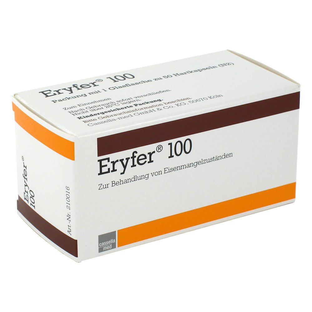 CHEPLAPHARM Arzneimittel GmbH Eryfer 100mg 04427043