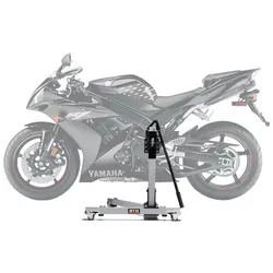 Zentralständer EVOLIFT® für Yamaha R1 (RN12) 04-06 Shadow Edition (Grundfarbe: Grau) Ohne Ohne Ohne Mit Werbeschild