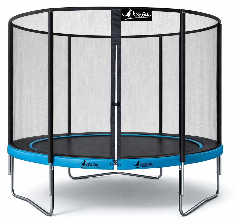 Gartentrampolin Ø 300cm + Sicherheitsnetz - PUNCHI 300 Blau
