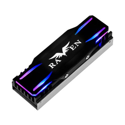 Silverstone SST-TP03-ARGB - M.2 SSD Kühler mit ARGB - schwarz