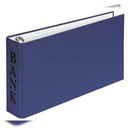 Veloflex® 4168350 Bankordner BANK - A6, 2-D-Ring-Mechanik 30 mm, blau