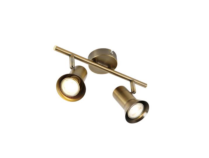 Spot de plafond orientable et inclinable bronze - Karin 2