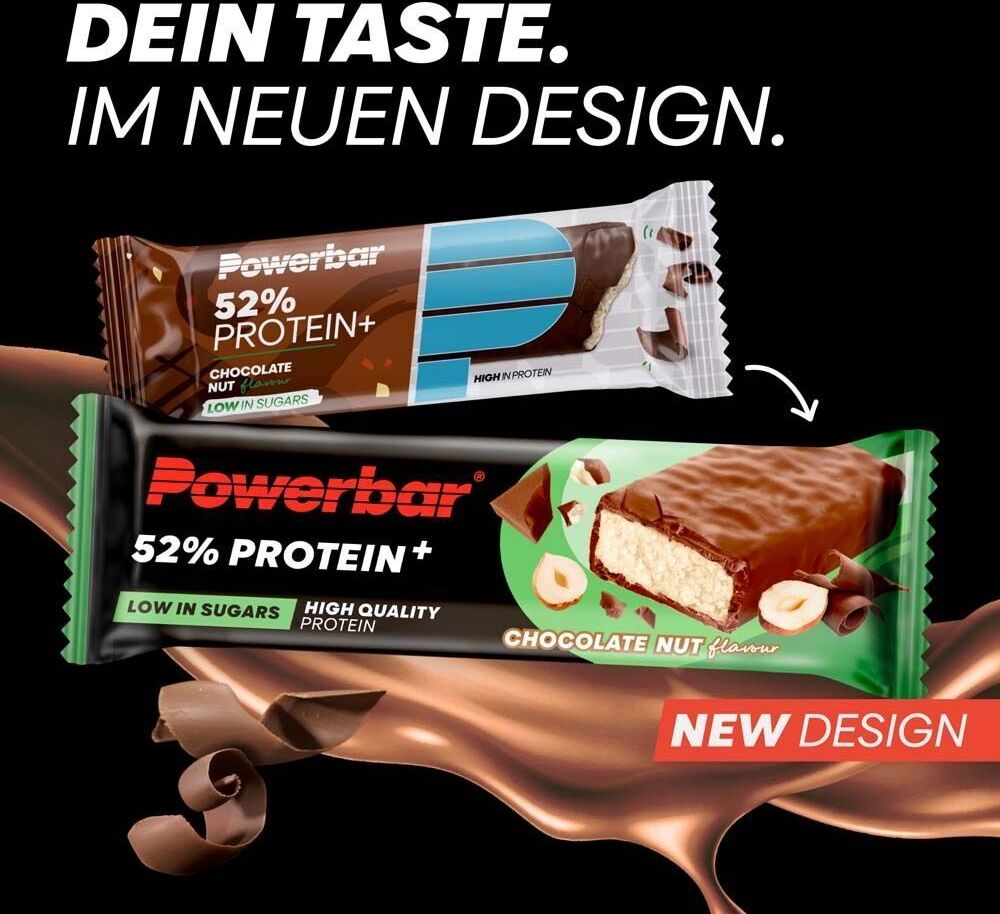 Powerbar Active Nutrition 52% Protein+ Chocolate Nuts 2x 2x20x50 g