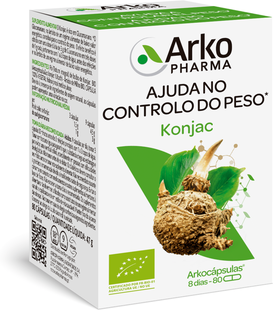 Arkocápsulas Suplemento Bio Perda de Peso Konjac 80 cápsulas