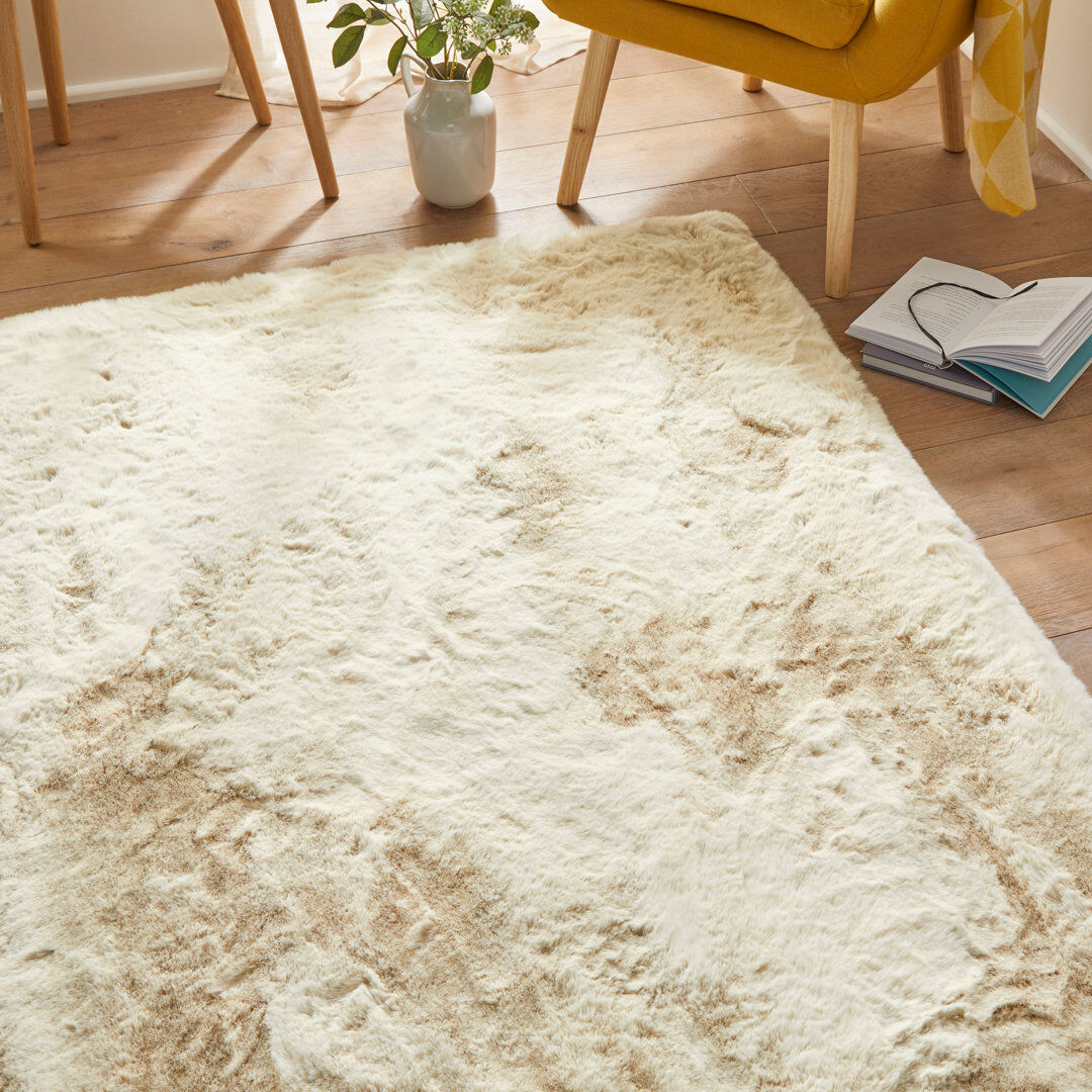 Concept Looms HEAVENLY Rectangle Area Rug Shell Rectangle 115 x 175 cm