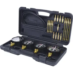 KS Tools Synchron-Vergaser-Testgerät mit 4 Synchronuhren, 28-tlg - 150.3600